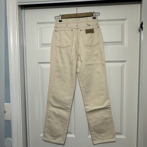 Wrangler jeans women's 25 Cream high rise Wild West 603 Earth wash NEW